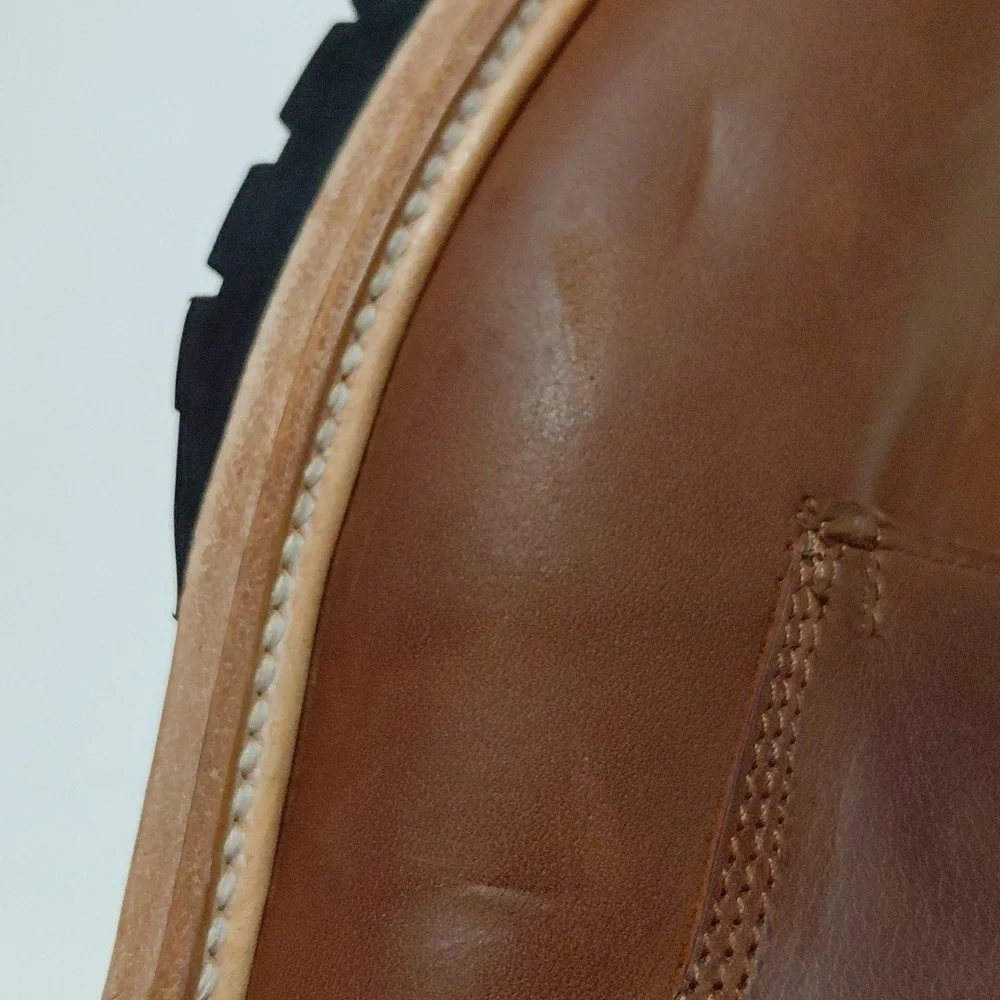 WILCOX Men's Shiloh Leather Upper Goodyear Welt Rust Brown Boots - 13